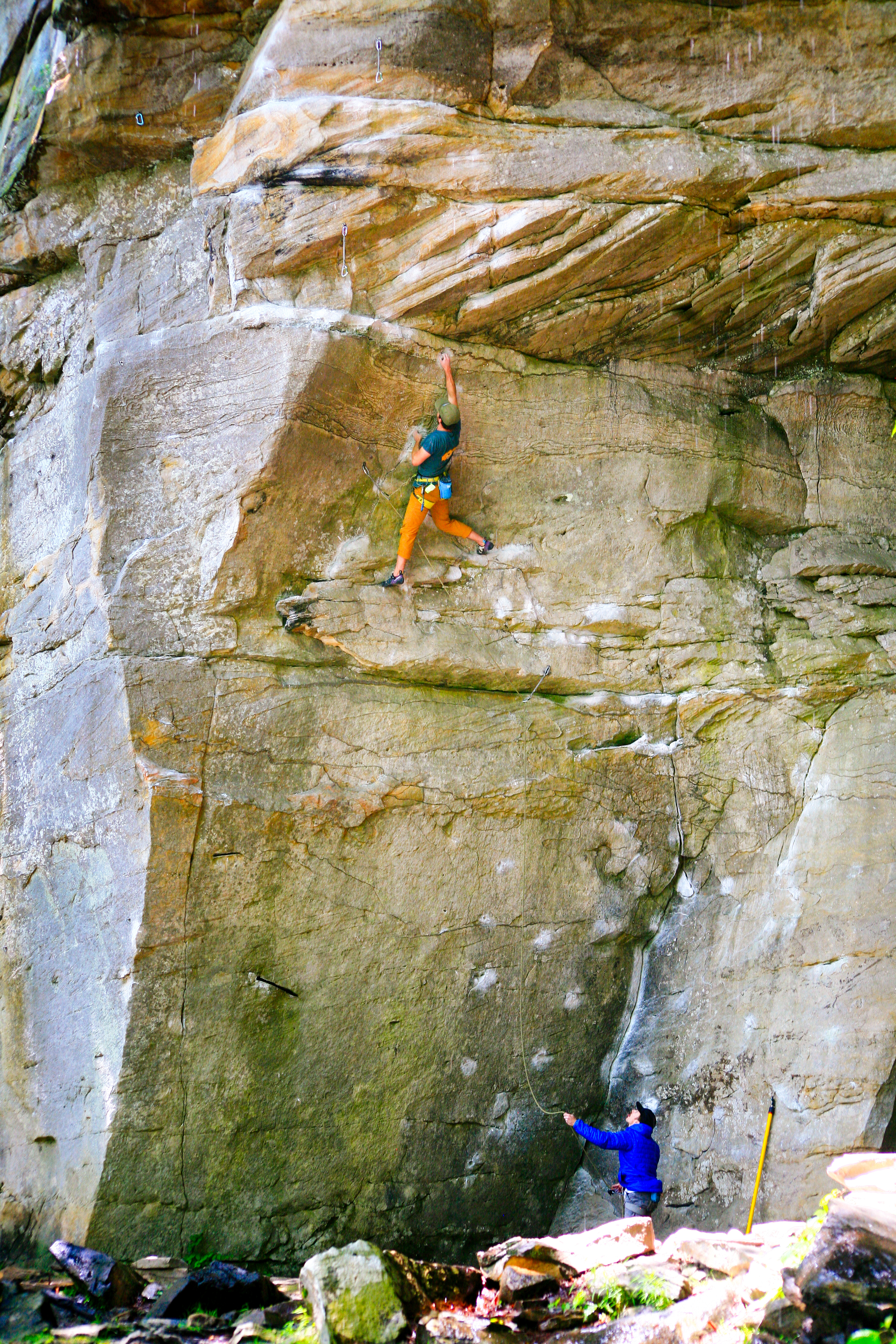 Rock climbing