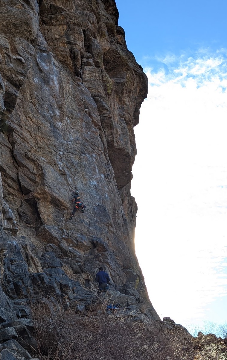Rock climbing