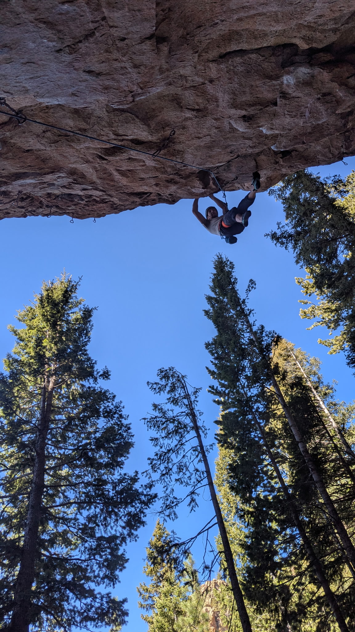 Rock climbing
